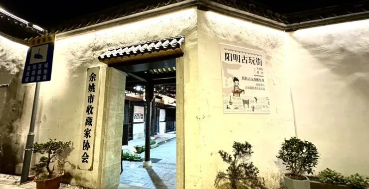 余姚阳明古镇夜景