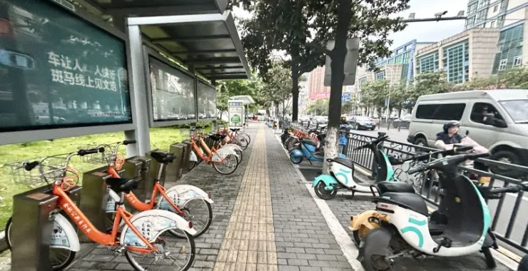 公共自行车交通电动车共享单车