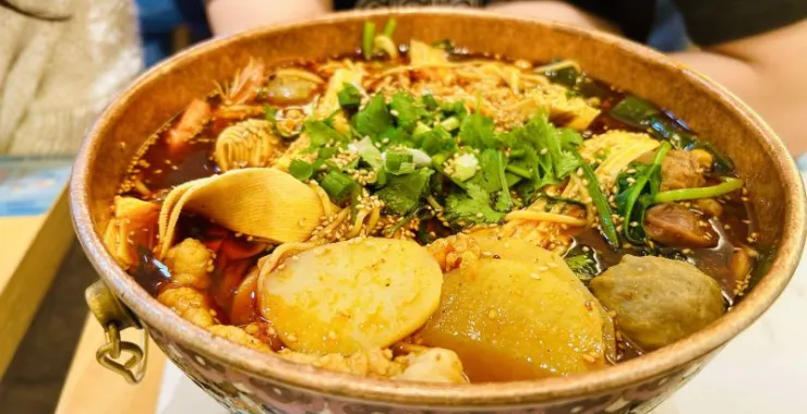 美食麻辣烫麻辣香锅香菜