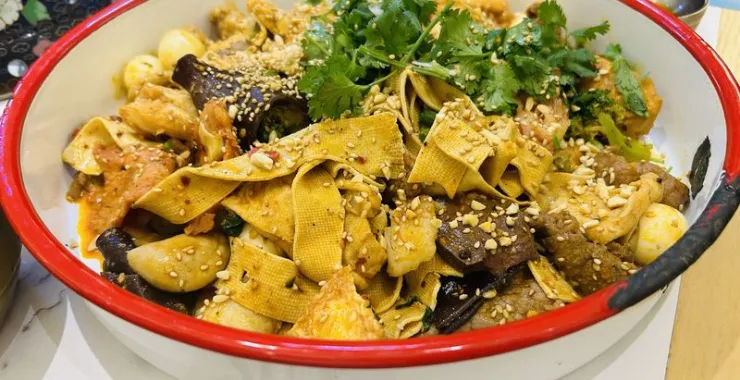 美食麻辣烫麻辣香锅香菜