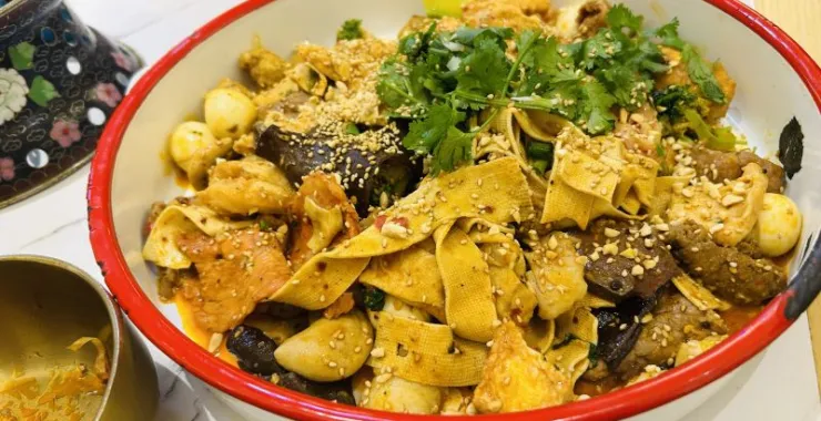 美食香辣麻辣香锅香菜特色菜