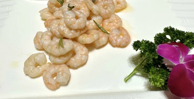 餐厅美食龙井虾仁杭帮菜