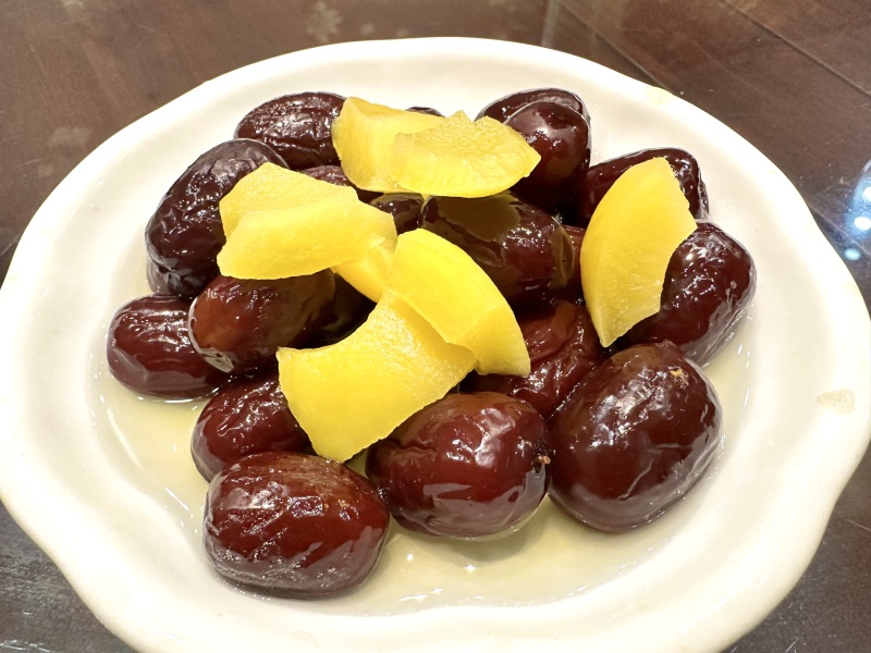 余姚美食冷菜冷盘红枣