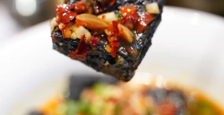  余姚湘菜馆美食探店臭豆腐