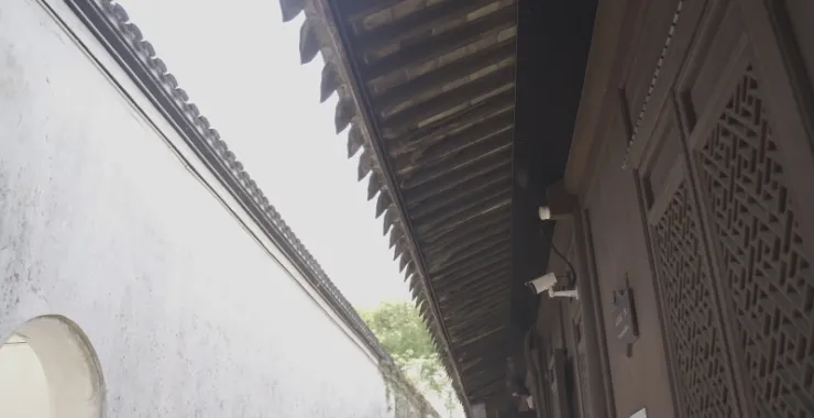 余姚王阳明故居屋檐