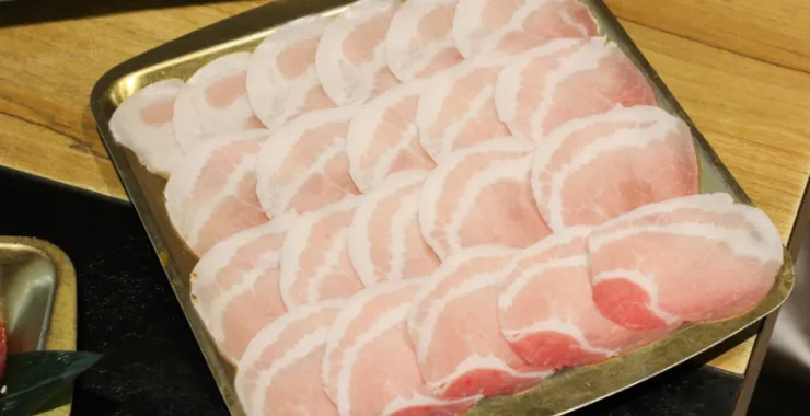 五花肉片烤肉