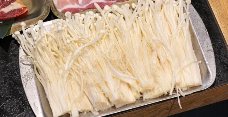 金针菇烤肉蔬菜