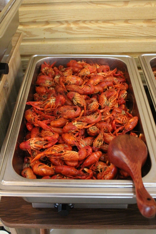 清蒸小龙虾自助餐美食