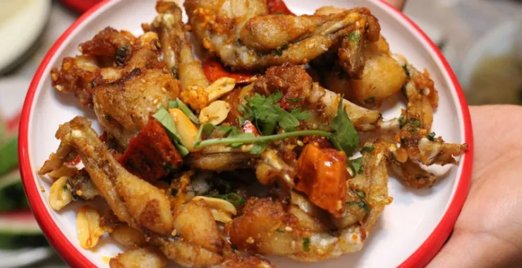 碳烤牛蛙图美食自助餐