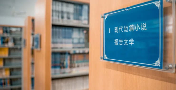 老的余姚图书馆图书书架书籍阅读看书学生课外书整齐读书借书文学小说