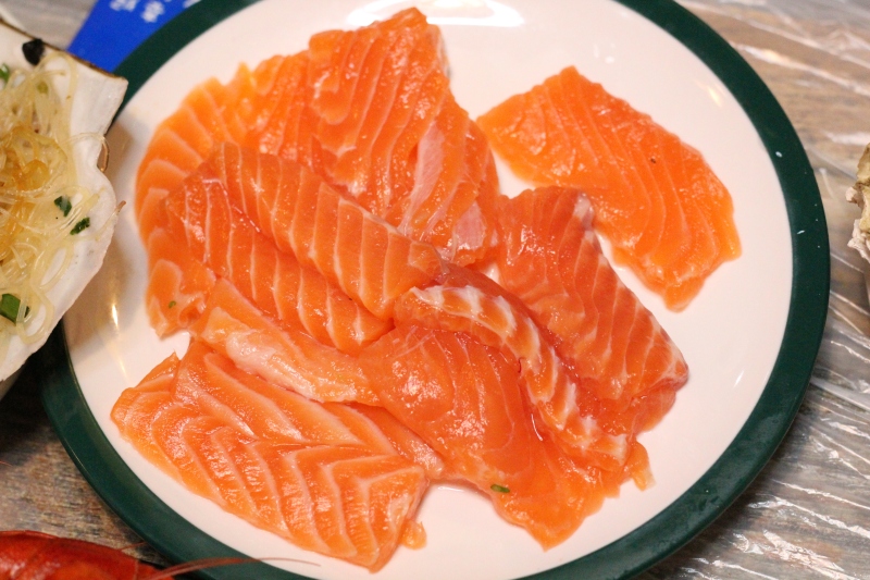 三文鱼细节图美食日料
