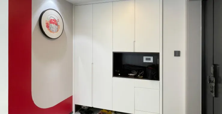现代轻奢风探家玄关