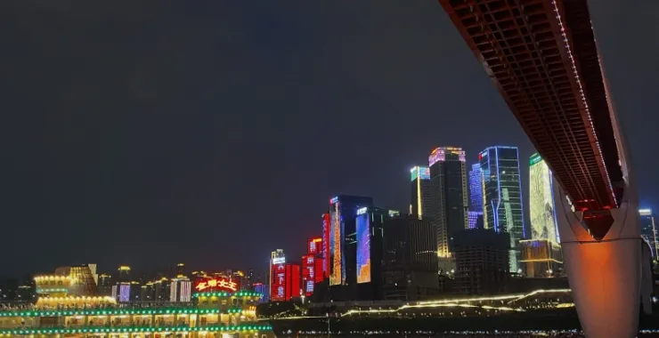 重庆景点夜景超美江景旅游打卡