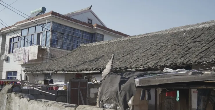 余姚剑江村拆迁地块老房子