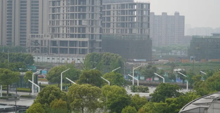 余姚高铁北站新城小区高楼