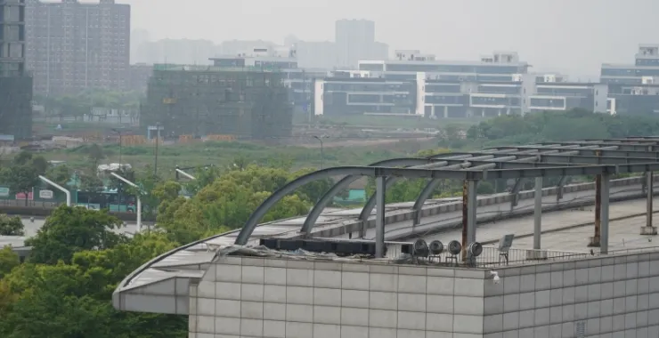 余姚高铁北站小区施工建设