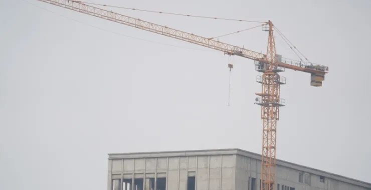 余姚高铁北站小区建设施工高楼建筑造房子