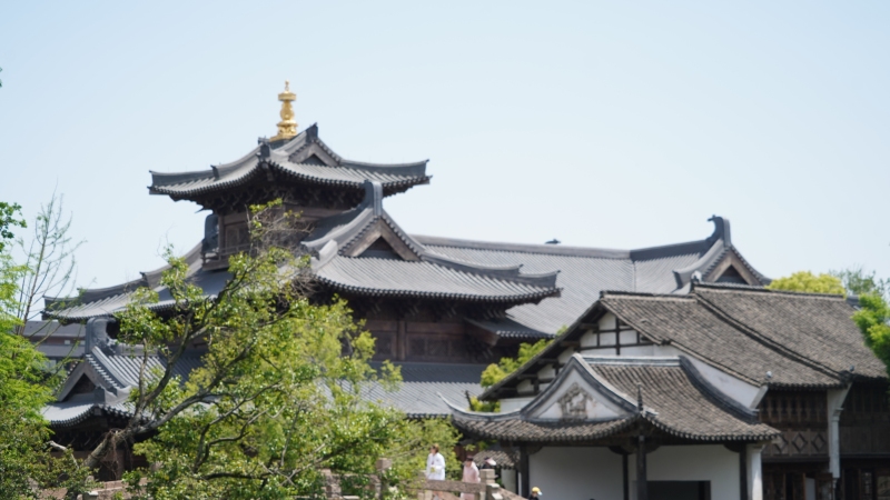 嘉兴濮院古镇建筑江南老房子