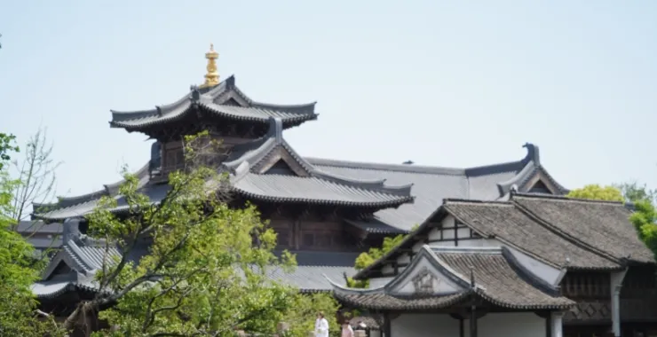 嘉兴濮院古镇建筑江南老房子