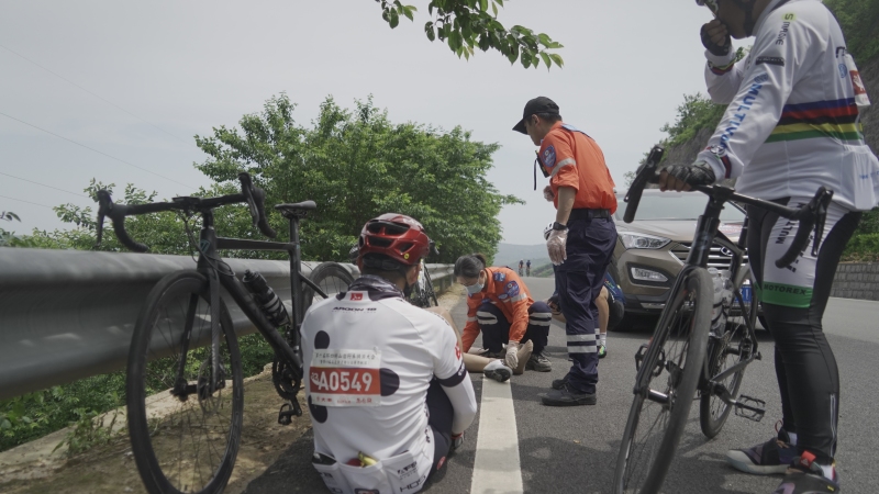 山地自行车四明山马拉松骑行比赛活动救援施救