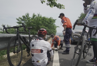 山地自行车四明山马拉松骑行比赛活动救援施救