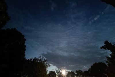 夜景天空高楼夜晚夜幕黑夜