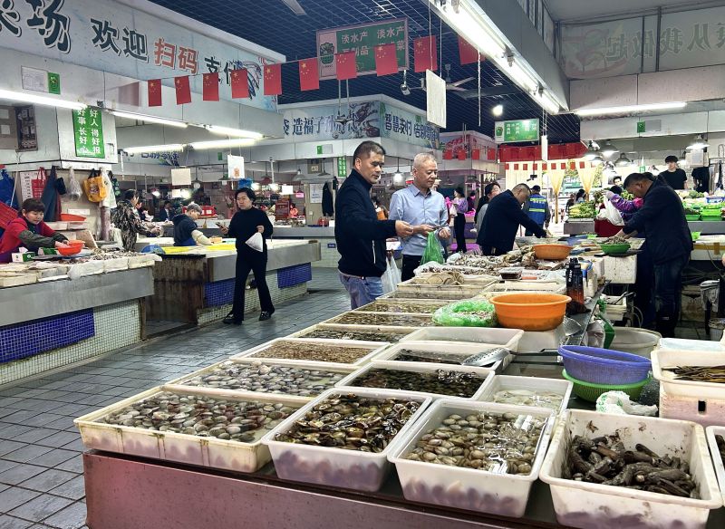 菜场菜市场买菜生活水产
