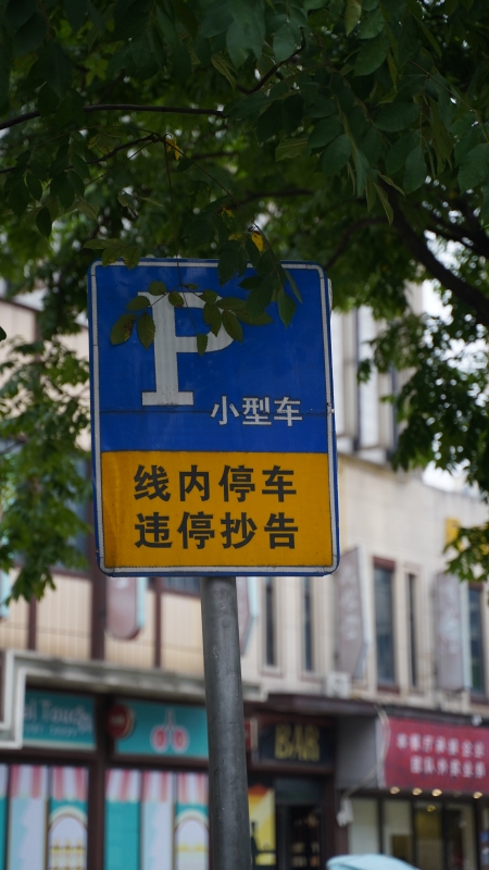 违停抓拍指示牌交通