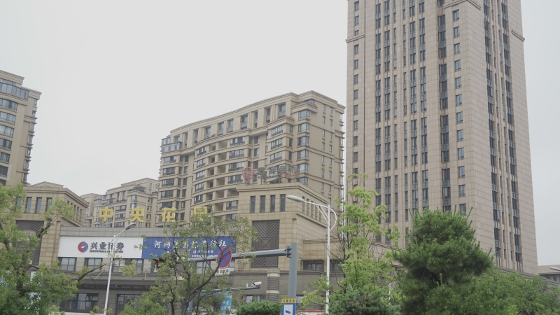 余姚中央公馆建筑房子中央花园小区