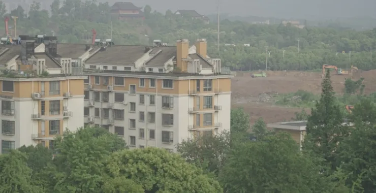 余姚名仕花园建设施工机器