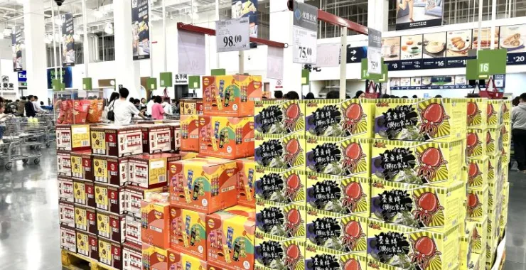 山姆超市膨化食品购物