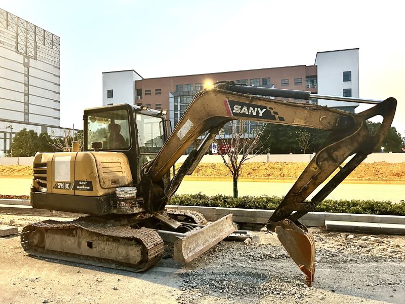 挖掘机挖土机工作建筑职业