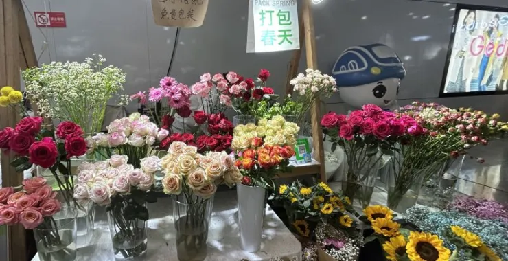 鲜花市集花草节日