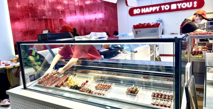 手工美食小吃冰糖葫芦