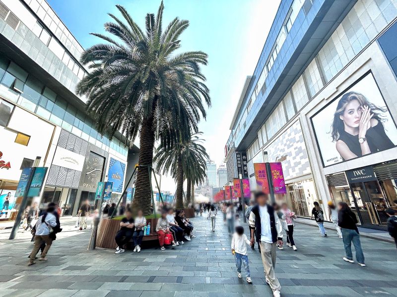 五一国庆节假日周末旅游宁波天一广场客流人流
