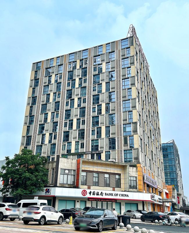 余姚万达商务写字楼办公中国银行建筑城市