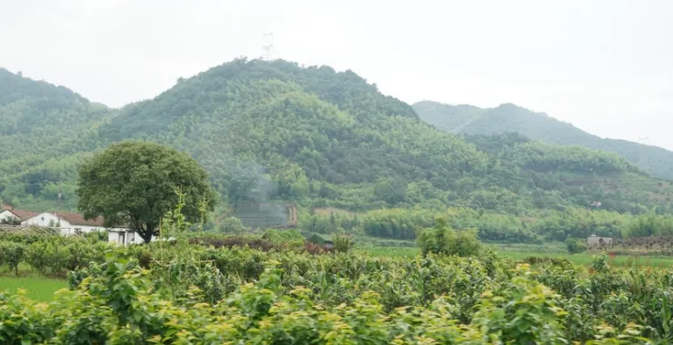 梁弄农村自然村庄山里乡村自建房