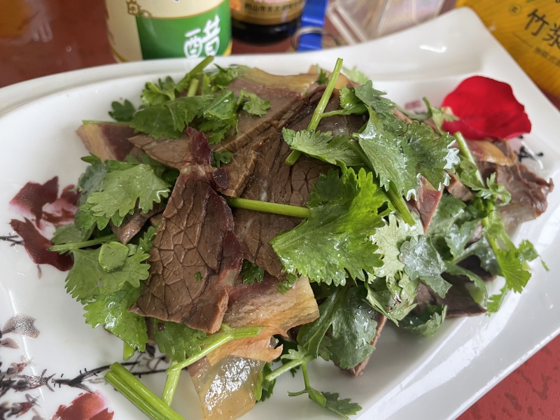 香菜牛肉凉菜