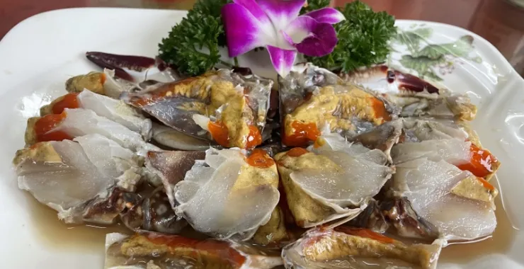余姚菜炝蟹家常菜海鲜