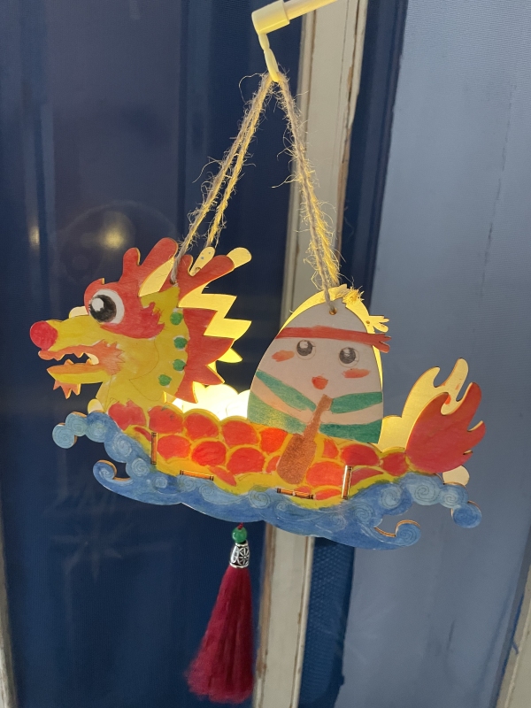 端午龙舟灯手工DIY