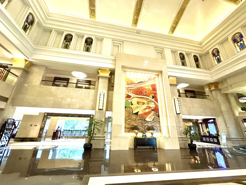 余姚太平洋大酒店内堂大堂巨型壁画