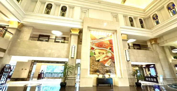 余姚太平洋大酒店内堂大堂巨型壁画