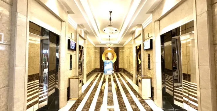 余姚太平洋大酒店内堂大堂电梯厅