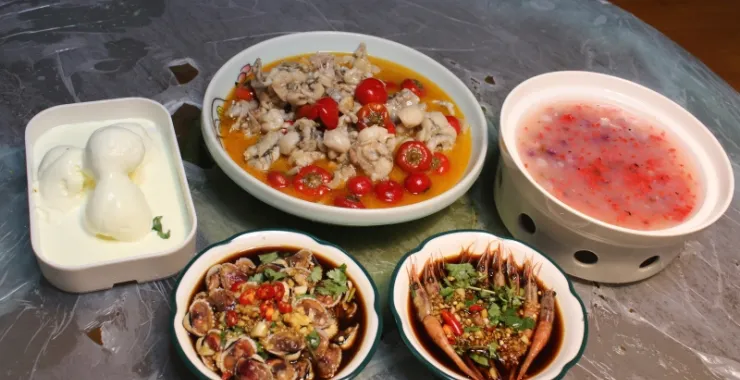 泡椒牛蛙生腌熟醉套餐图