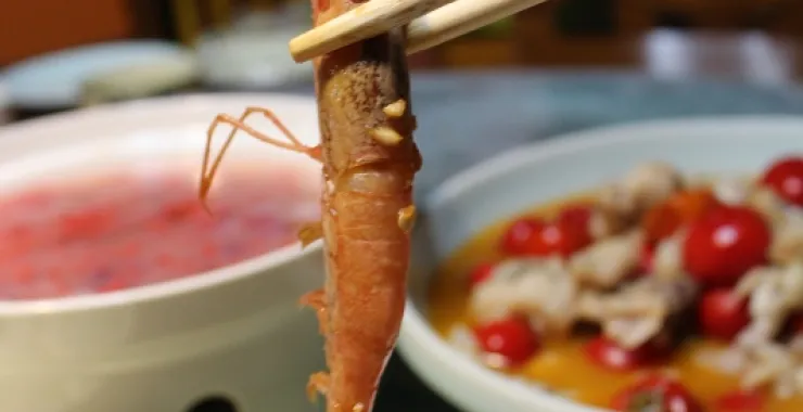 甜虾细节图
