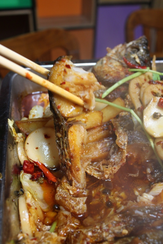 烤鱼鱼肉细节图
