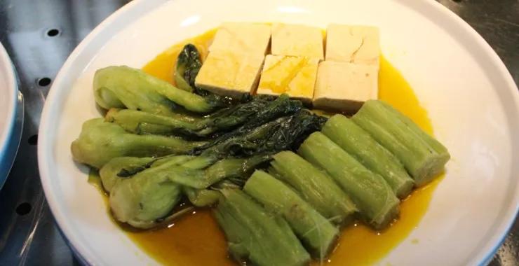 余姚三臭 汗菜古豆腐 青菜