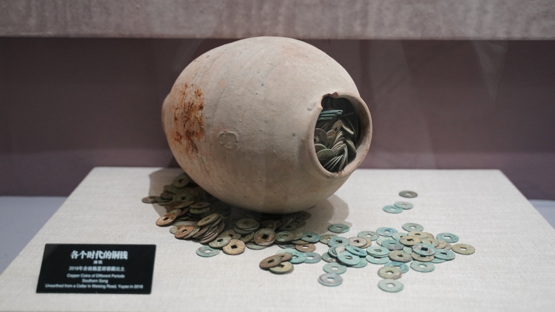铜钱余姚巍星路出土