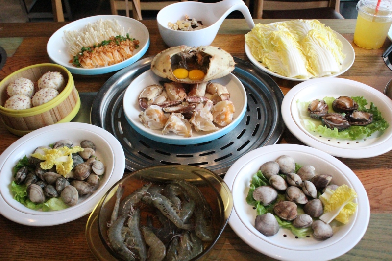 蒸海鲜套餐图
