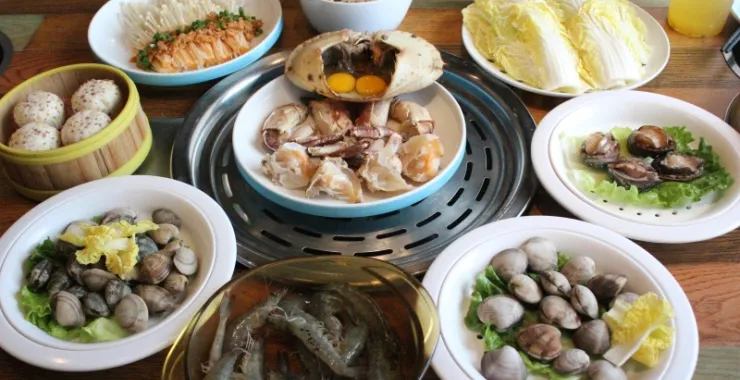 蒸海鲜套餐图